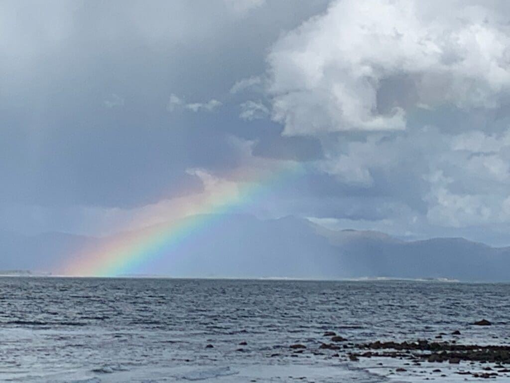 Rainbows on the Wild Atlantic Coastline